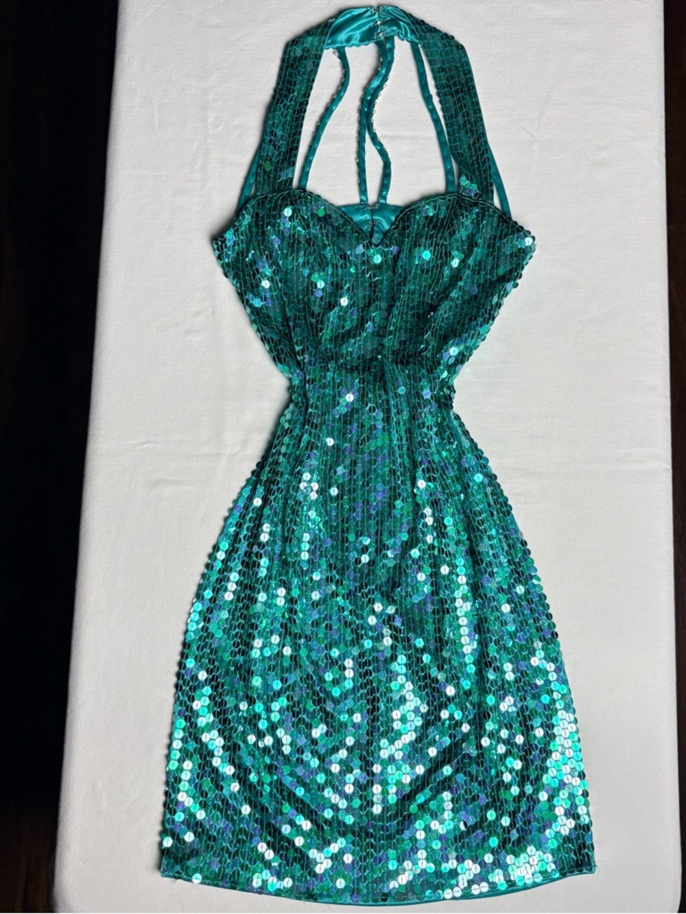 Vintage 90’s Niteline Sequin Mermaid Dress-6